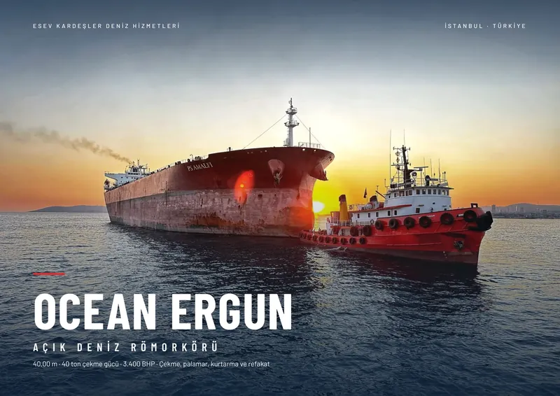 Ocean Ergun broşürü, sayfa 1