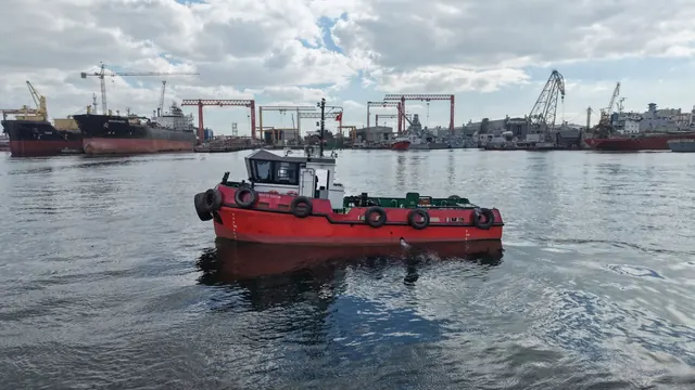 Delfin Salvor, Çift makineli liman römorkörü